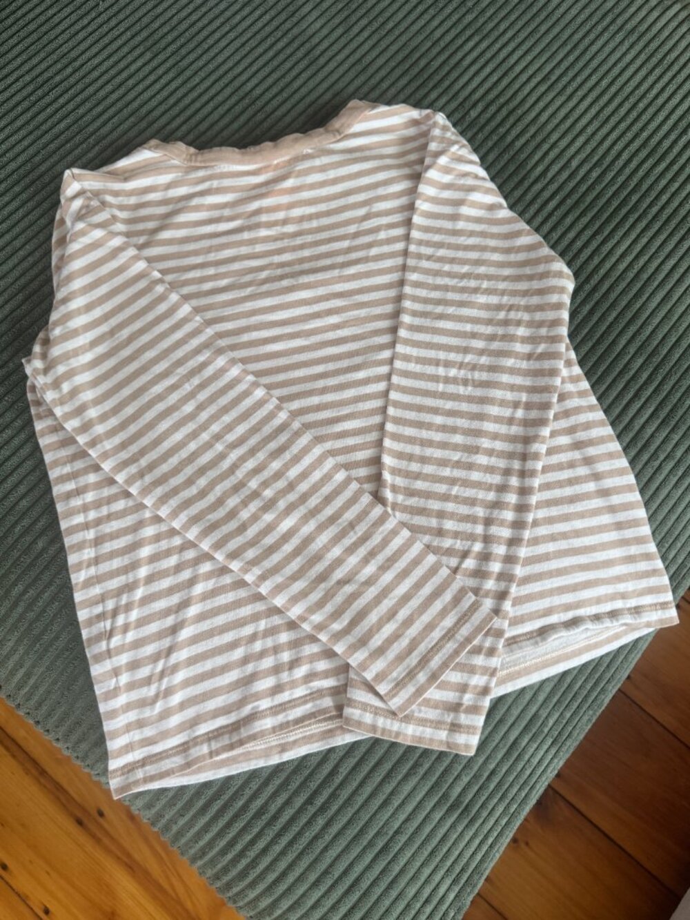 Beaumont Organic - 100% Cotton & Organic Long-sleeve Shoba Striped Top - Picture 2 of 7